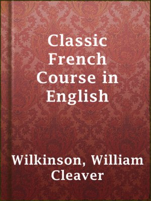 cover image of Classic French Course in English